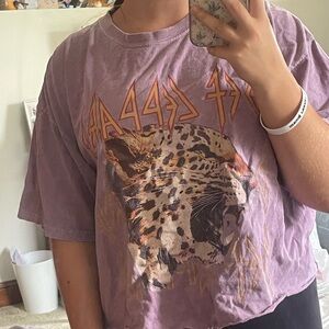 Purple Def Leppard shirt